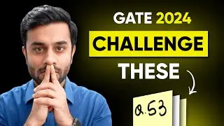 Challenge THESE questions - GATE 2024 Mechanical
