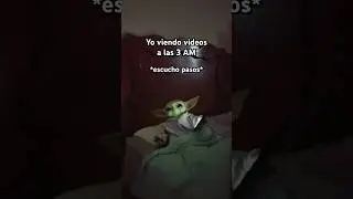 Ahora si tengo miedo 💀 Cr&eacute;ditos/IB: @NutshellAnimations #humor #meme #babyyoda #miedo