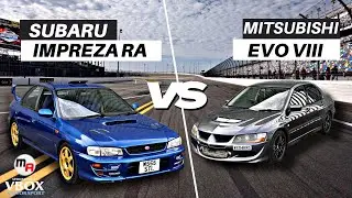 SUBARU IMPREZA TYPE RA VS MITSUBISHI EVO VIII MR - RALLY ICON TRACK BATTLE