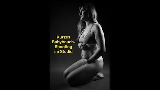 Kurzes Babybauch-Shooting im Studio