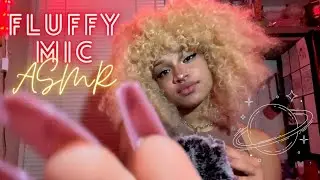 ASMR Fluffy Mic Cover, Personal Attention, head massage, fast aggressive plucking, bug searching
