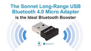 Sonnet&rsquo;s Long-Range USB Bluetooth 4.0 Micro Adapter