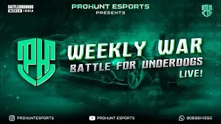 BGMI SCRIMS LIVE WEEKLY WAR | #bgis #bgistournament | PROHUNT ESPORTS #bgmilive #prohuntesports