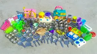 14:16 Minutes Satisfying with Unboxing Hello Kitty Tiny Kitchen Set | Playset Kitchen Cooking Toys