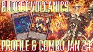 YUGIOH BUDGET Volcanic Deck Profile & Combo Jan 2024