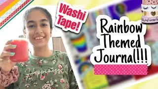 Rainbow Themed Journal!!!🌈😍 | Riya's Amazing World
