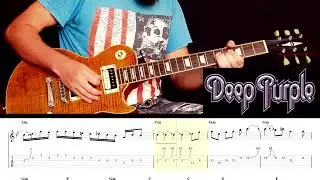 Deep Purple - Smoke on the water Main Solo. Only Tabs.
