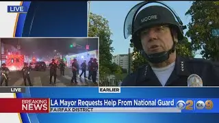 'I'm Disappointed': LAPD Chief Michel Moore Discusses Clashes Between Protesters And Police