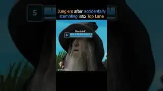 When the Jungler discovers Top Lane #leagueoflegends #leagueoflegendsmemes #lolmemes #gaming