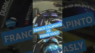 FRANCO COLAPINTO 🇦🇷 vs GASLY #franco #colapinto #alpine #francocolapinto #f1 #formula1 #pierregasly