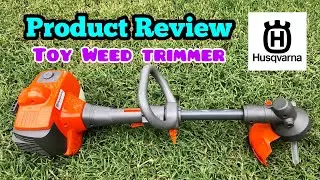 Product Review | Husqvarna Toy Weed Trimmer with Lights and Sound