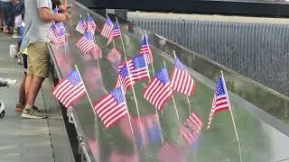 World trade center memorials reflecting pool #memorialpools #memorial #newyork #lowermanhattan #nyc 