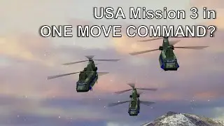 [Zero Hour] Complete USA Mission 3 with JUST 1 MOVE COMMAND! (Easy)