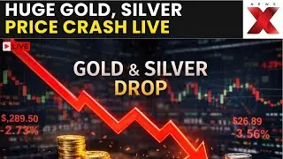 Gold, Silver Price Crash LIVE | Shocking Gold and Silver Price Drop Today