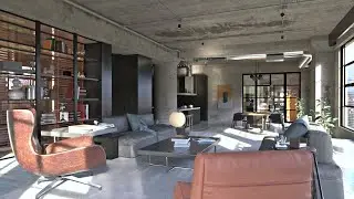 Interior Rendering with SketchUp and FluidRay