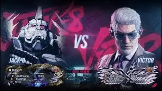 TEKKEN™8 Ranked Matches ~ Fujin Promotion ~ Jack-8 (Jin) vs. Victor 4K!