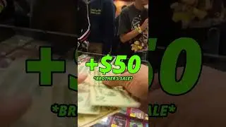 Helping My Brother Run His Booth at Front Row Card Show Phoenix