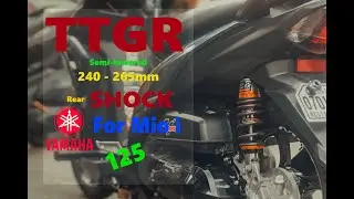 Установка и обзор заднего амортизатора TTGR | Mio i 125