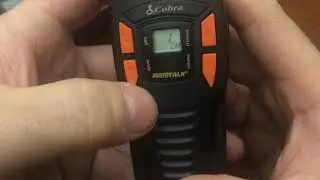 Микро-рация Cobra CXT195 с двусторонним метеорологическим радио, радиус действия 16 миль