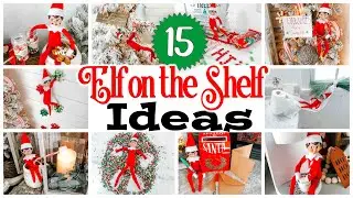 15 ПРОСТЫХ идей для создания эльфа на полке! 🎄Рождественские поделки и самоделки (ДЛЯ ДЕТЕЙ!)