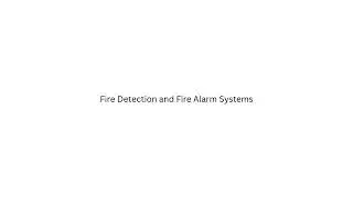 Fire Detection and Fire Alarm Systems 4th Year