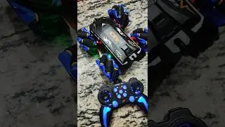 🔥Cool RC Stunt Car with LED Lights | Remote Control Car Demo 🚗✨ #stuntcar #racecar