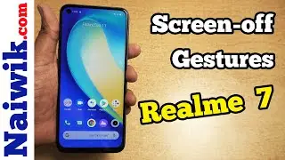 Screen-off gestures in Realme 7