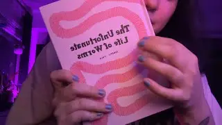 ASMR / Reading to you with Candy + Gum Chewing
