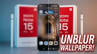 Redmi Note 15 Pro 5G - How To Remove Blur Effect From Wallpaper