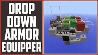 Minecraft Tutorial: Drop Down Armor Equipper [Tileable] [Compact 3x6] [1.8/1.9]