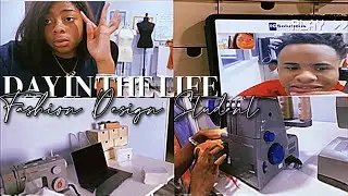 Day in the Life of a Fashion Design Student | Sick at Home | Organizing | Visiting Tay 🦊💙