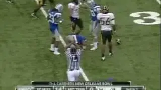 New Orleans Bowl - Dwight Dasher first injury on Shaw Sportexe Turf at Superdome