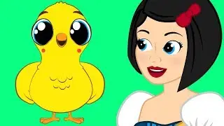 O Pintinho Piu com Branca de Neve | Desenho Animado @OsAmiguinhosMusicaInfantil
