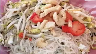 Fried Vegetarian BeeHoon @10th Mile Padawan Kuching, Tong San Corner Coffee Shop 素炒米粉