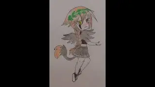 Drawing chibi angel