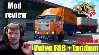 ETS2 1.31 MODS|Volvo F88 +Tandem v1.2|Обзор Модов Euro Truck Simulator 2