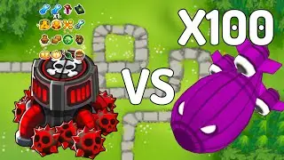 God Boosted Super Mines VS. 100 B.A.Ds