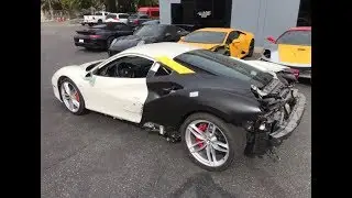 REBUILDING A WRECKED FERRARI 488 GTB FROM COPART PART 4