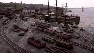 Connah's Quay Docks in the early 20th century