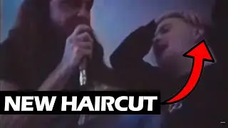 LARS ULRICH REVEALING JASON NEWSTED'S NEW HAIRCUT LIVE (RARE) #METALLICA