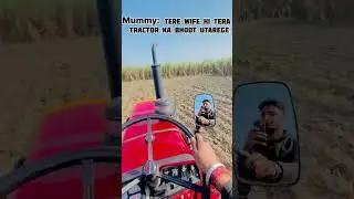 My wife❤️ #tractor #automobile #agrifuture #video #farming