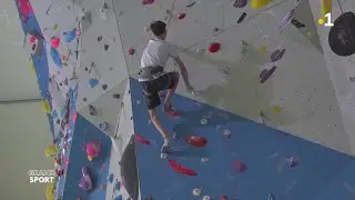 Max Bertone fait sensation en escalade. Il pr&eacute;pare ses premiers mondiaux.