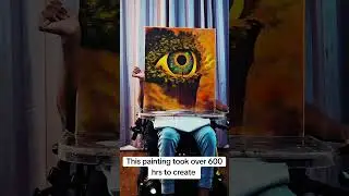 На создание этой картины ушло более 600 часов ##OwnThisArt #ArtCollectors #ExclusiveArt #LuxuryArt