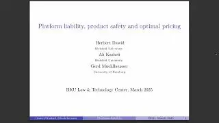 Platform Liability, Product Safety and Optimal Pricing