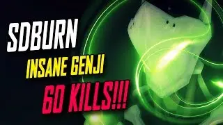 SDBURN CARRY GENJI = EASY WIN! [OVERWATCH SEASON 5 TOP 500]