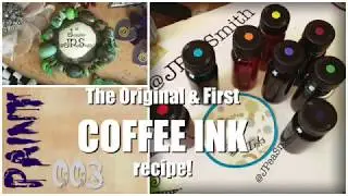 @JPeaSmith Paint 003 The Original Coffee Ink Recipe!