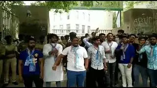 Som Lalit college Ahmedabad NSUI