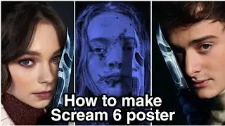 How to make Scream 6 Poster using PicArt