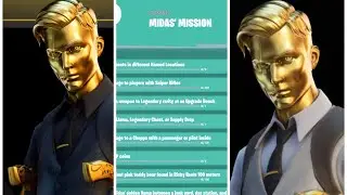 All Midas' Mission Week 9 and Week 10 Challenges and Rewards in Fortnite!