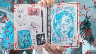 Drawing With Burnout 🥱 | Jan 2026 Sketchbook Tour